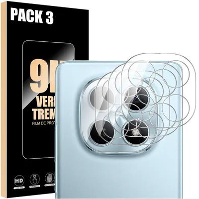 Image de 3 Verres Trempés Caméra pour Xiaomi Redmi Note 15 5G, Protection Anti-Rayures 9H Antichoc
