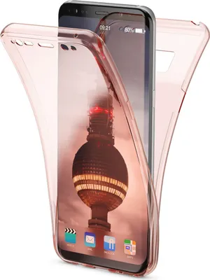 Obrázok produktu pre NALIA 360-stupňový kryt pre Samsung Galaxy S8, celokryté puzdro na mobilný telefón Rose Gold
