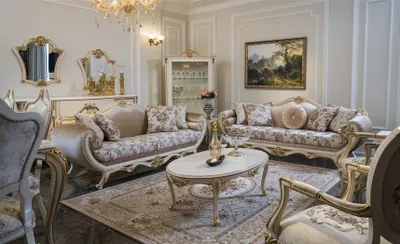 Produktbild von Sofa 3 Sitzer Sofas Luxus Dreisitzer Polster Design Wohnzimmer Klassisches Möbel