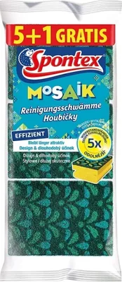 Obrázok produktu pre Spontex čistiace hubky, 6 ks
