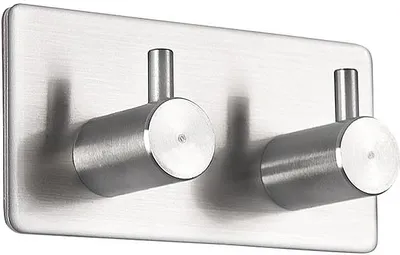 Obrázek produktu pro 2-Hook 9cm háček na ručníky Samolepicí koupelnový a kuchyňský držák na ručníky Háček na kabáty Bez vrtání