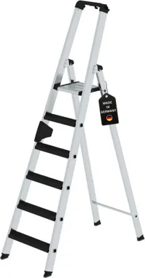 Produktbild von Stufen-Stehleiter einseitig begehbar mit clip-step relax 6 Stufen