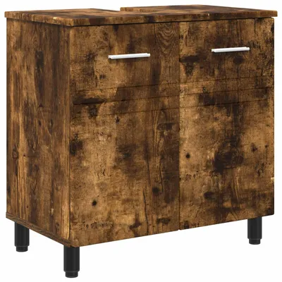 Immagine prodotto di vidaXL Mobile lavabo in rovere affumicato 60 x 35 x 60 cm in materiale composito