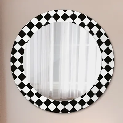 Produktbild von Ø60cm Modern Spiegel - Wandspiegel Wandmontage- Schlafzimmer - Orientalisch Schuppen
