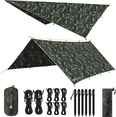 Immagine prodotto di Telo impermeabile 3x3 m mimetico ultraleggero