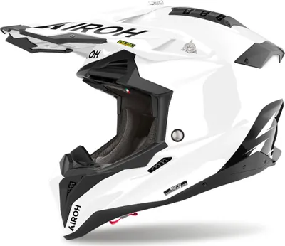 Produktbild von Airoh Aviator 3 Color Motocross Helm, weiß, 2XL (63)
