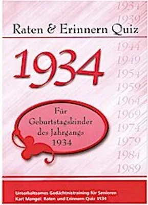 Obrázek produktu pro Raten & Erinnern Quiz 1934