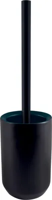 Zdjęcie produktu dla Spirella Szczotka do WC Szczotka do toalety "Jaro" z ceramiki 11 x 41,5 cm - Petrol Black
