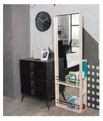 Produktbild von Designer Zimmer Jugend Kinder Schlafzimmer Tisch Bett Kommode Schrank Set 5tlg