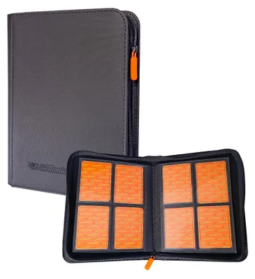 Produktbild von Friki Monkey - 4 Pocket Zippered Binder Black