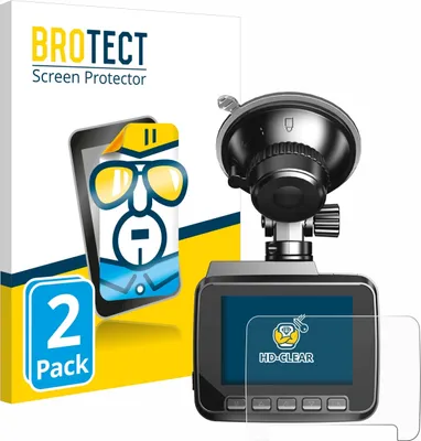 Produktbild von 2x Für Azdome IT-G63D Schutzfolie BROTECT Displayschutz Display Schutz Folie Klar Transparent