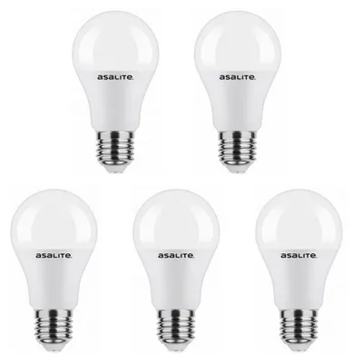 Produktbild von Asalite LED-Lampe A60 E27 9W 820lm 4000K 220-240V 5 Stück