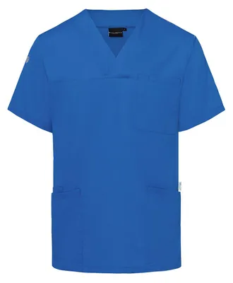 Immagine prodotto di Karlowsky - Grembiule da lavoro "Essential" da indossare sopra gli altri indumenti, maniche corte, FK2885 (L) (blu reale)