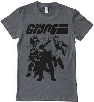 Produktbild von G.I. Joe Characters T-Shirt  - Small - DarkHeather