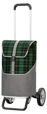 Produktbild von Andersen SHOPPER MANUFAKTUR Einkaufstrolley Alu Star Shopper Gese Green grün 111cm