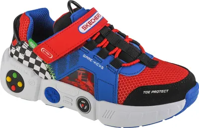 Produktbild von Skechers Gametronix 402260L-BLMT, Sneaker, für Jungen, Rot