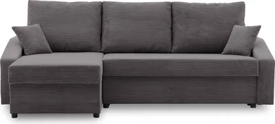 Produktbild von Ecksofa mit schlaffunktion universelle Seite , Sofa DORMA L-förmig, 231x140cm Dunkelgrau