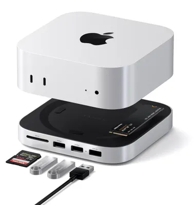 Produktbild von Satechi Stand and Hub for Mac Mini M4 M4 Pro (2024) – M.2 NVMe SSD Slot