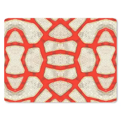 Produktbild von MuchoWow® Mauspad Mousepad Koralle - Rot - Weiß - Design 23x19 cm - Mousepads - Maus Mat - Pad - Mausunterlage - Schreibtischunterlage - Mauspad