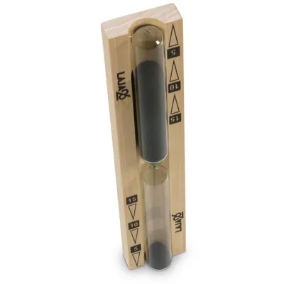 Produktbild von LaJa26 Sauna Sanduhr ''Small'' schwarzer Sand