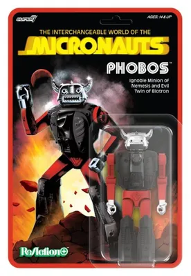 Productafbeelding van Micronauts ReAction+ actiefiguur, serie 04, Phobos