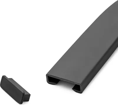 Produktbild von QUEST Ausführung für PVC-Geländerpfosten, Endkappe für Geländerprofil STANDARD, 40x8, schwarz