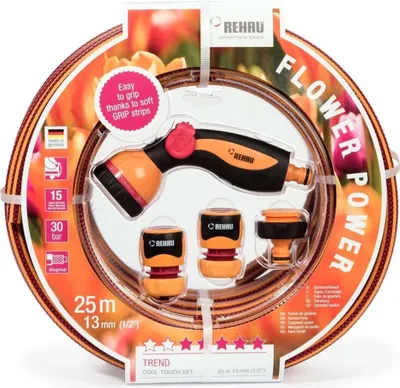 Produktbild von REHAU Gartenschlauch 25 m 13mm (1/2“) inkl. Armaturen