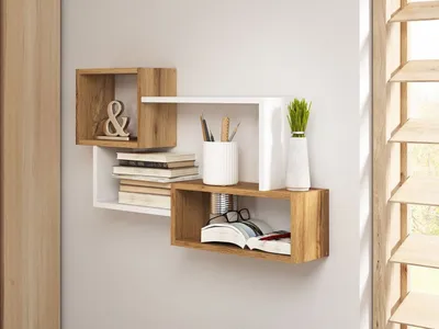 Immagine prodotto di Scaffale da appendere TRENT - rovere wotan / bianco