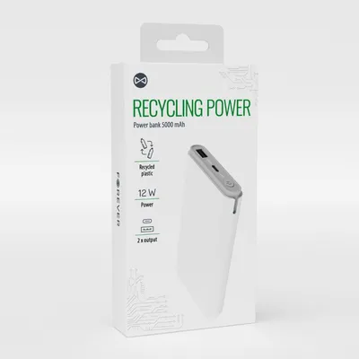 Produktbild von Forever recykling powerbank 5000 mAh RPB-05-18,5