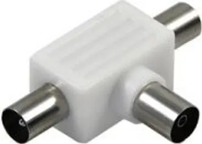 Produktbild von Koaxial-Verteiler 2x Stecker auf Kupplung, Kabel