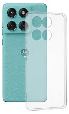 Obrázok produktu pre Techsuit – Clear Silicone – priehľadný silikónový kryt pre Motorola Edge 60 / Edge 60 Fusion – transparentný