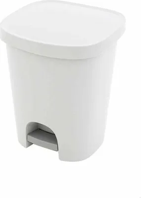 Immagine prodotto di Cestino per rifiuti con pedale bianco 25 L