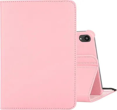 Produktbild von Mobigear DuoStand iPad Mini 6 (2021) Hülle, drehbare Klapphülle - Rosa