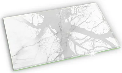 Produktbild von Glas Grabkerzen Untersetzer Motiv Gummifüße - 52x30 cm - Marmorsteinhintergrund
