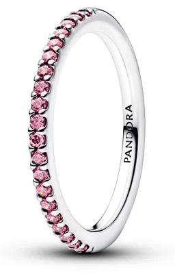 Image de Bague Pandora Pavé rose scintillant Argent 192999C02 Taille 50