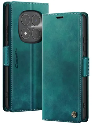 Image de Avizar, étui vintage CaseMe avec protection RFID pour Redmi Note 15 Pro 5G, couleur verte