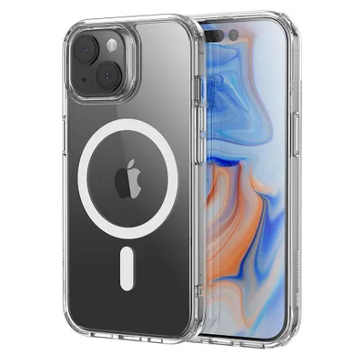 Produktbild von ESR Classic Hybrid (HaloLock) Hülle für iPhone 15 (transparent)