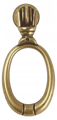 Produktbild von Gamet KT0505 Möbel-Türklopfer Messing-Patina Gold