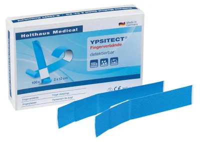 Produktbild von Holthaus Medical Fingerpflaster YPSITECT 40602 blau 2.0 x 12.0 cm 100 St.