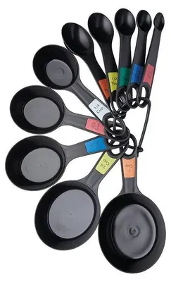 Produktbild von KitchenCraft Messbecher und Löffel aus Kunststoff (10er-Set)