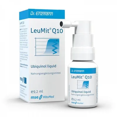 Produktbild von Dr. Enzmann LeuMit® fluid 9,2 ml - Ubiquinol Q10 MSE - hochdosiert vegan