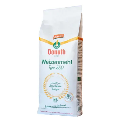 Zdjęcie produktu dla Mąka pszenna typ 550 demeter 1kg