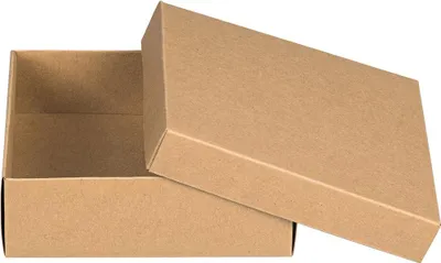 Produktbild von Faltschachtel 10,4 x 10,4 x 5,0 cm, Braun, Deckel, Jade Kraftkarton - 10er Set