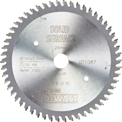 Immagine prodotto di Lama per sega circolare DEWALT con artiglio 165/20 mm 54TFZ