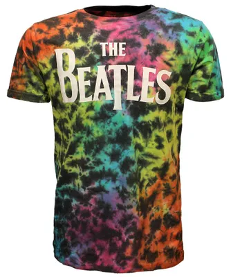 Zdjęcie produktu dla Koszulka z logo Beatlesów w stylu dip-dye – rozmiar M