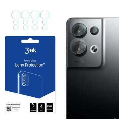 Image de Lot de 4 verres de protection 3mk pour Oppo Reno 8 Pro+ KP20519