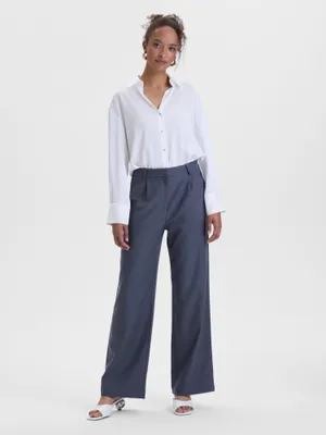 Produktbild von Orsay Dunkelgraue Damenhose mit weitem Bein 40