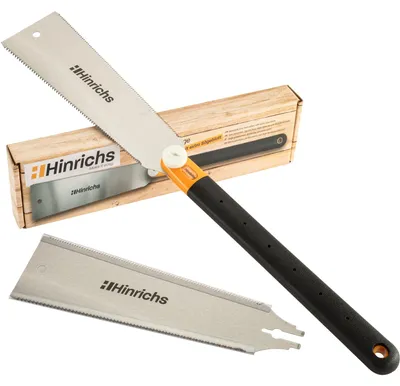 Produktbild von Hinrichs Ryoba-Säge Typ Japansäge 25 cm - Holzsäge Kohlenstoffstahl - Doppelseiti