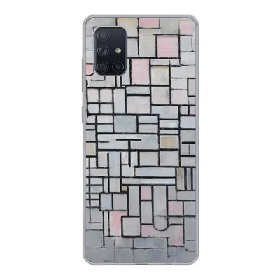 Produktbild von MuchoWow® Handyhülle Schutzhülle Hülle für Samsung Galaxy A71 Komposition 6 - Piet Mondrian Silikon Softcase Handy Hülle - Kartenbesitzer