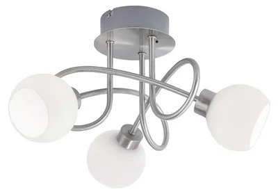 Produktbild von LED Deckenleuchte Stahl 3 Flammig Fernbedienung Farbwechsel Dimmbar 705lm
